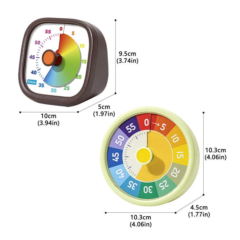 Classroom Visual Timer for Kids | Educational Countdown Tool | Silent 60-Minute Desk Timer