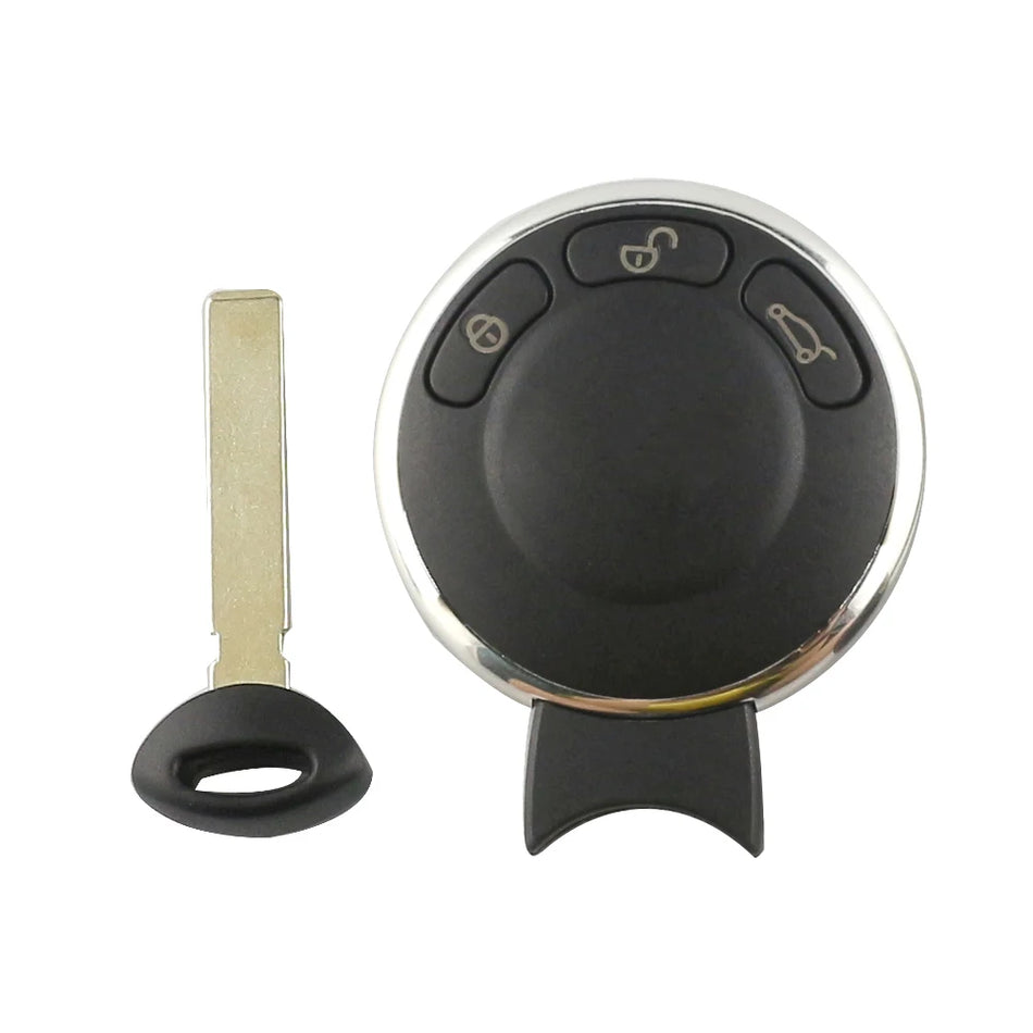 Avaimen kaukosäädin BMW Mini Cooper 3-nappinen kaukosäädin 315/433/868MHz ID46 PCF7945 vaihto