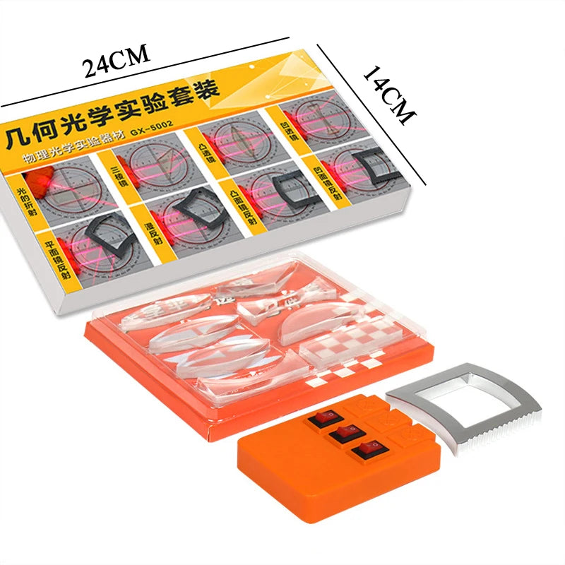 Geometric Optics Experiment Set &ndash; Educational Physics Lens Kit 1 set