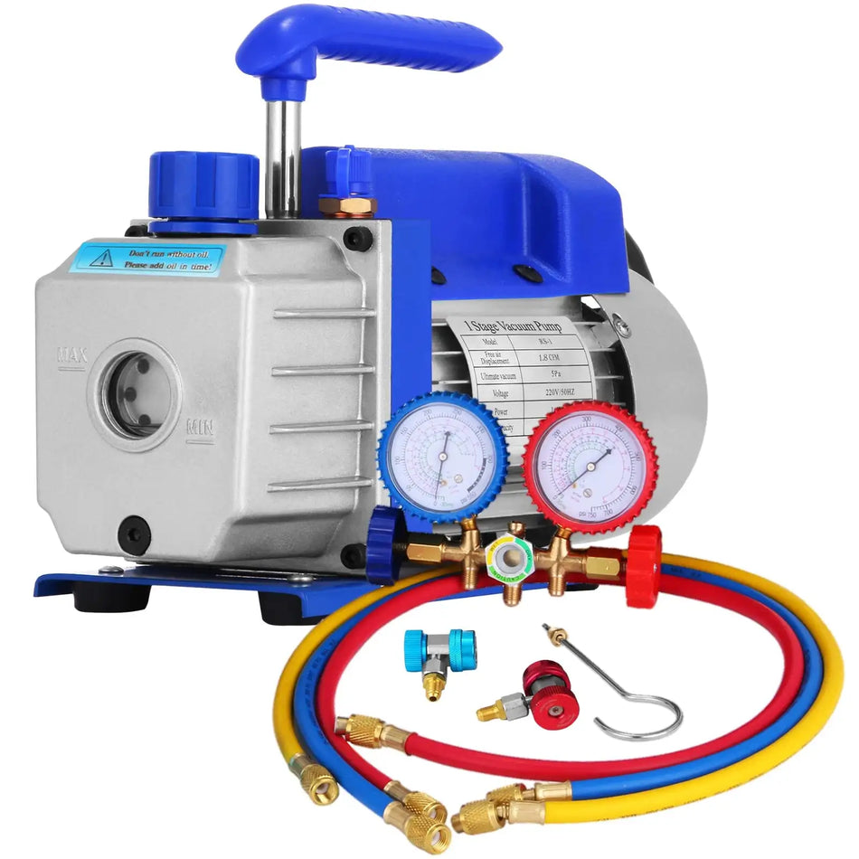 1.8 CFM 4.8 CFM Vacuum Pump Kits &ndash; HVAC Gauge