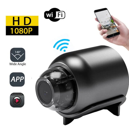 1080P HD X5 Mini WiFi Camera with Sound Detector and Night Vision Default Title