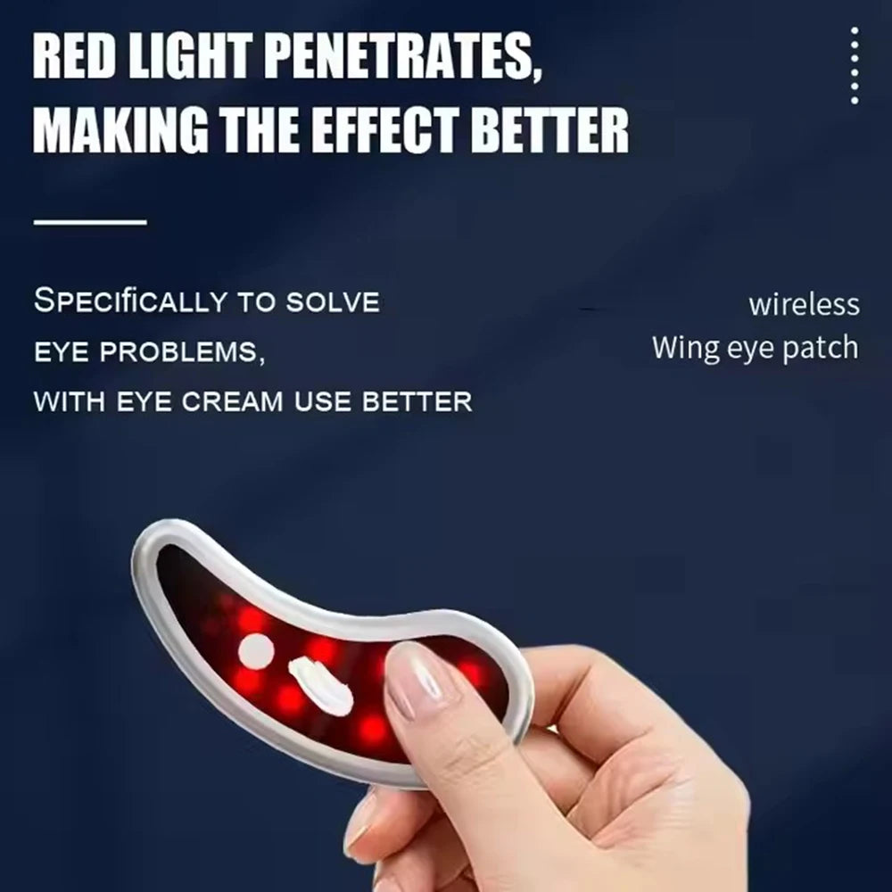 LED Red Light Eye Care Therapy EMS Massager &ndash; Fatigue Relief