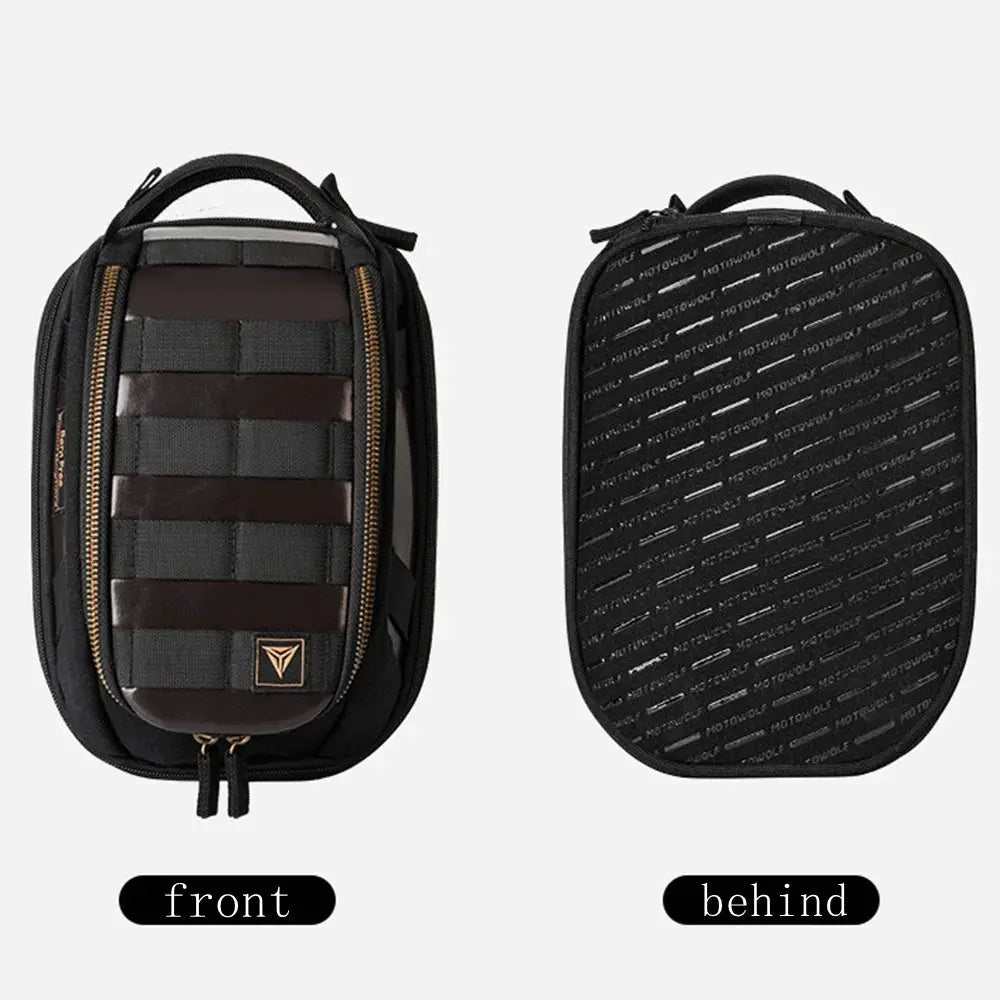 Expandable Universal Iron Material Magnetic Tank Bag Motorcycle Tank Bag Travel Front Bag Handbag Toolkit Front Bag by InterCyprus Trading Ltd