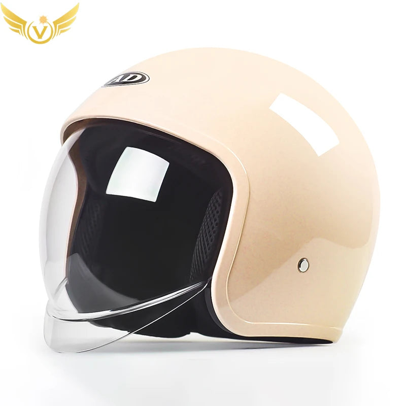 GB Certified Universal Open-Face Electric Vehicle Helmet for All Seasons