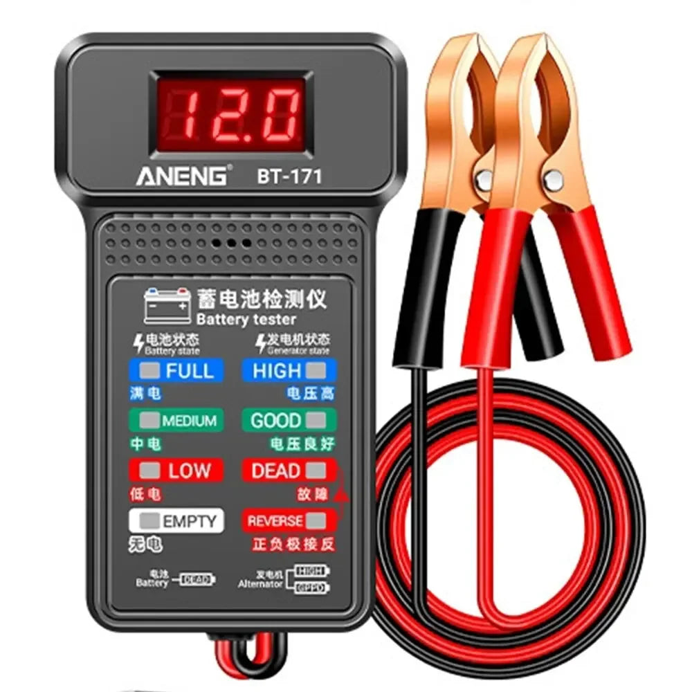 Voltage and Resistance Tester &ndash; High Precision Readouts black