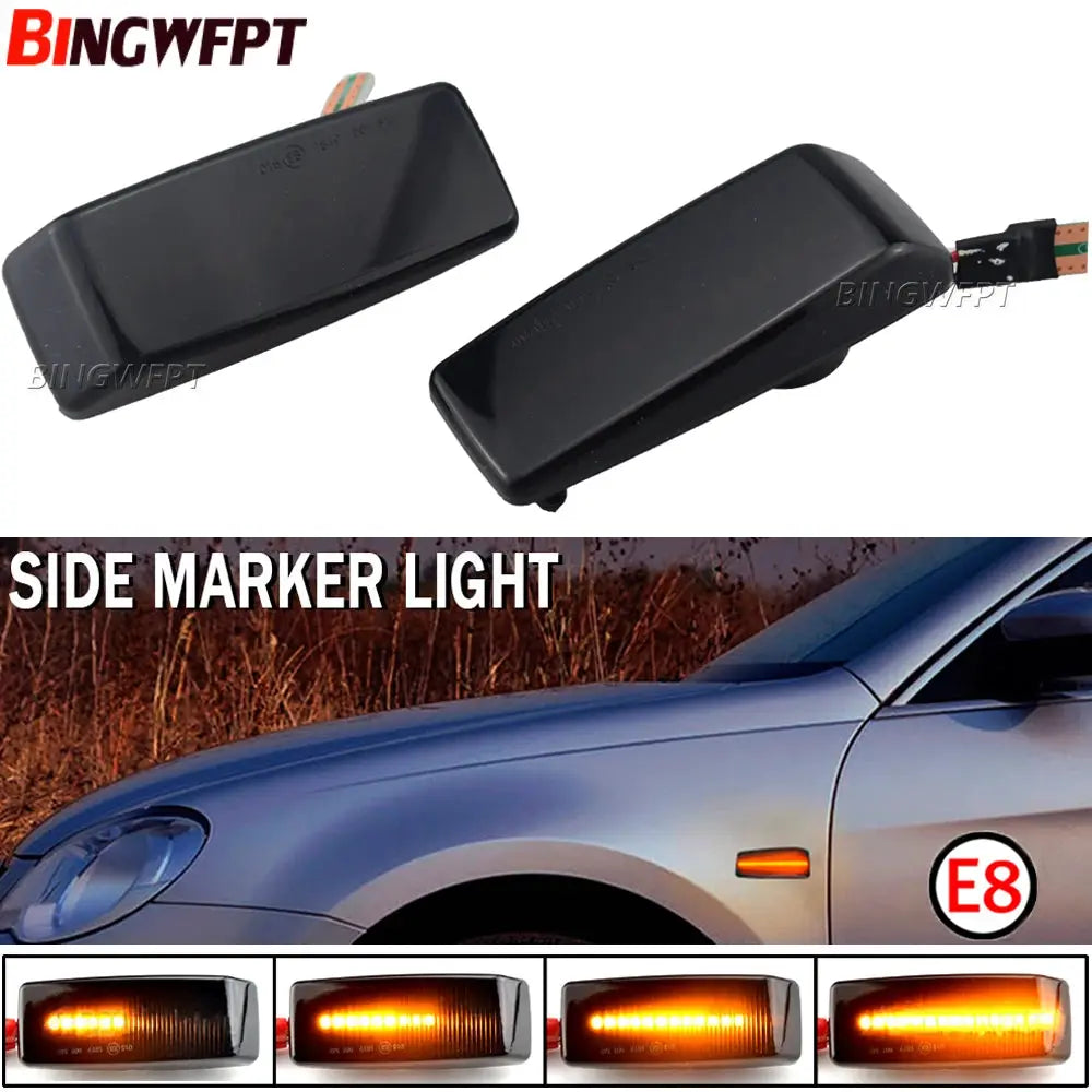 For Mercedes For Benz W201 W202 W124 W140 R129 Led Dynamic Turn Signal Light Side Fender Marker Sequential Blinker Lamp by InterCyprus Trading Ltd