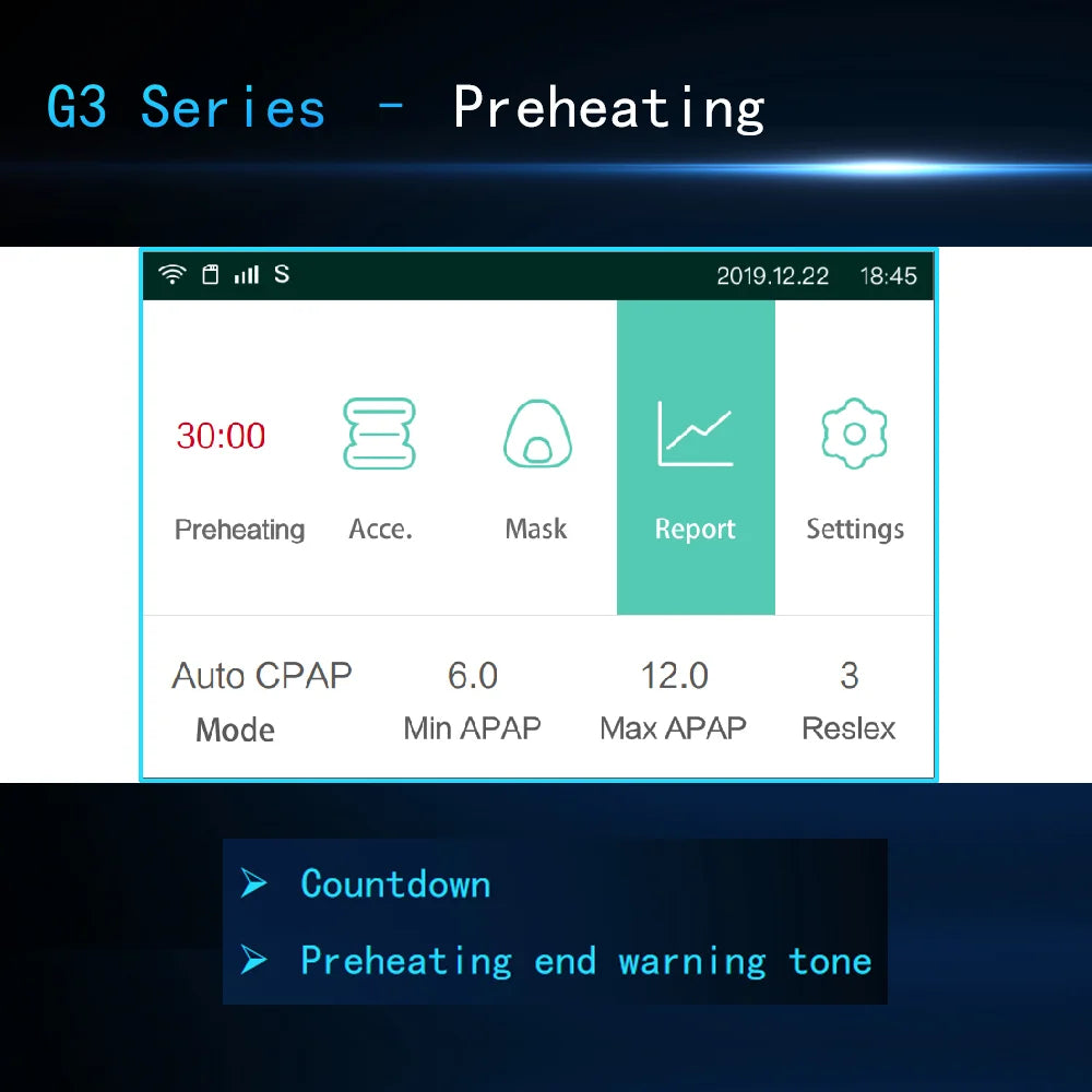 BMC G3 B30VT BiPAP Bi-Level CPAP Machine - ST Mode Enhanced