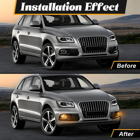 For Audi Q5 A4 B8 S4 A4 Allroad 2008 2009 2010 2011 2012 Car Fog Lamps DRL Daytime Running Lights Halogen 8KD941699A 8KD941700A by InterCyprus Trading Ltd