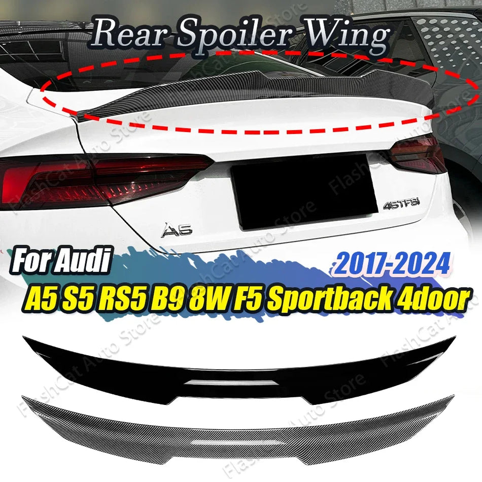 PSM stiilis tagaspoiler Audi A5 S5 RS5 B9 8W Sportback jaoks