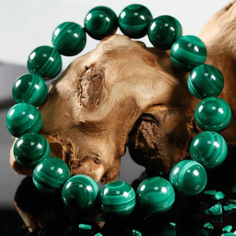 Natural Malachite Bracelet &ndash; Healing Properties for Diabetes Relief