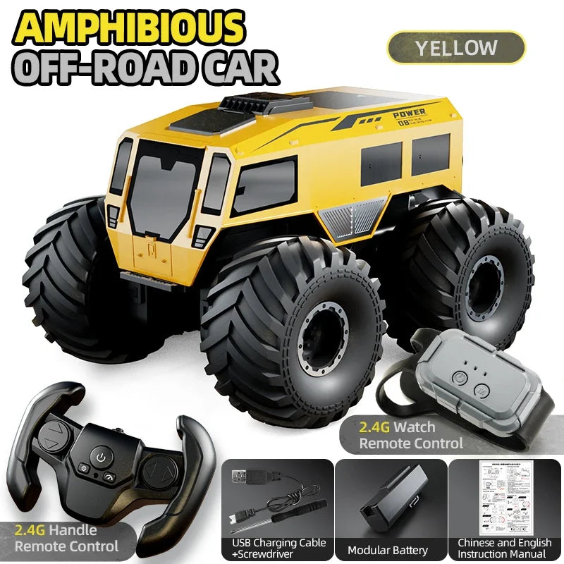 Q210 Amphibious RC Car Dual Control &ndash; Off Road Waterproof YW dual control