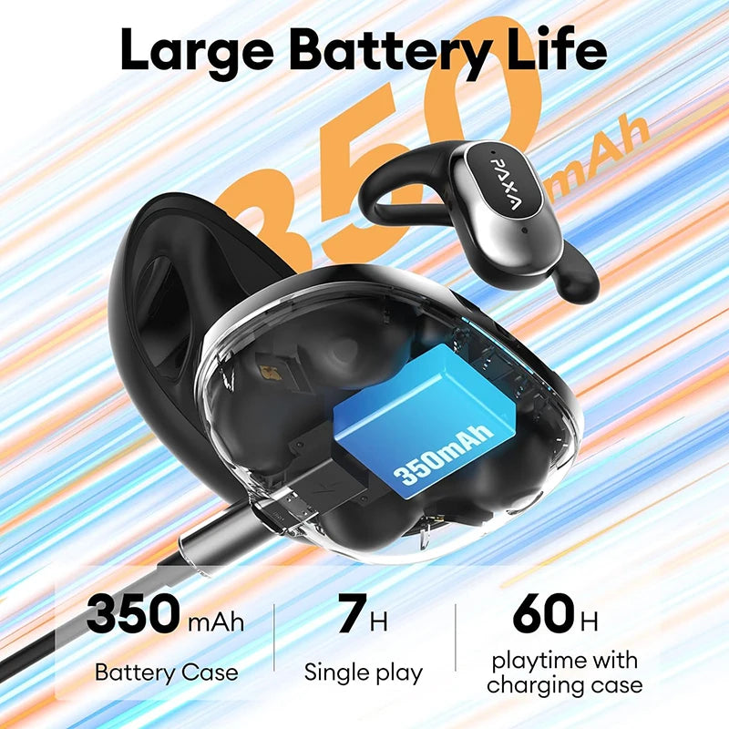 PAXA KC-03 OWS Bluetooth Earphones &ndash; Long Battery Life