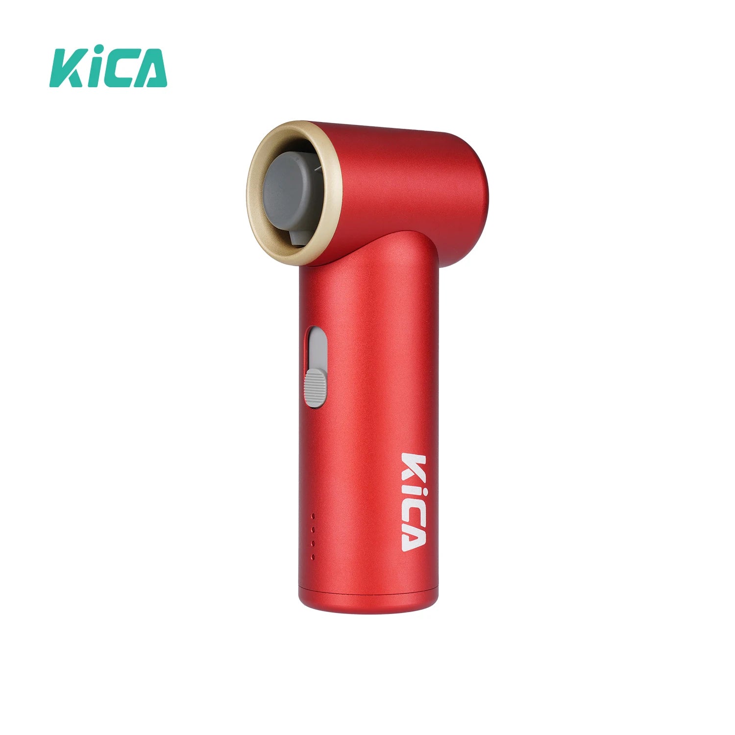KICA 3000mAh Mini Turbo Jet Fan &ndash; Portable Handheld Cooling Appliance Red