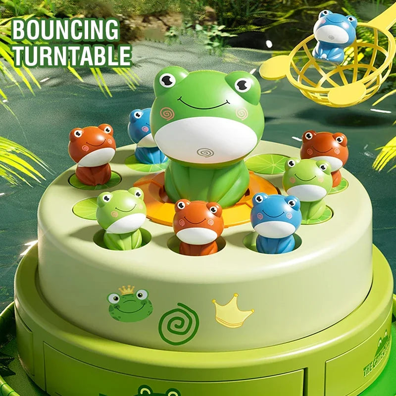 Frog Launch Disk With Music &ndash; Interactive Educational Toy