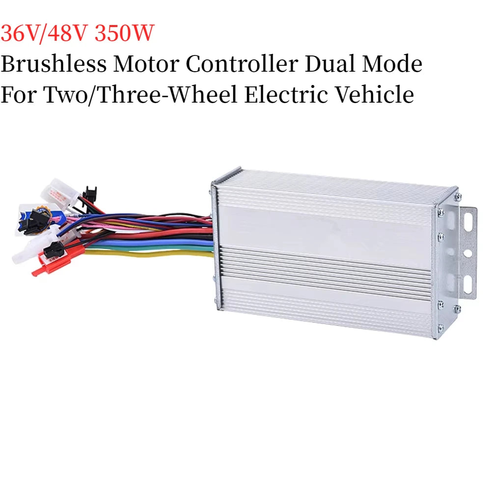 350W Dual Mode Electric Bike Brushless Motor Controller for 36V/48V Vehicles Default Title