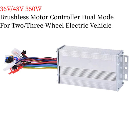350W Dual Mode Electric Bike Brushless Motor Controller for 36V/48V Vehicles Default Title