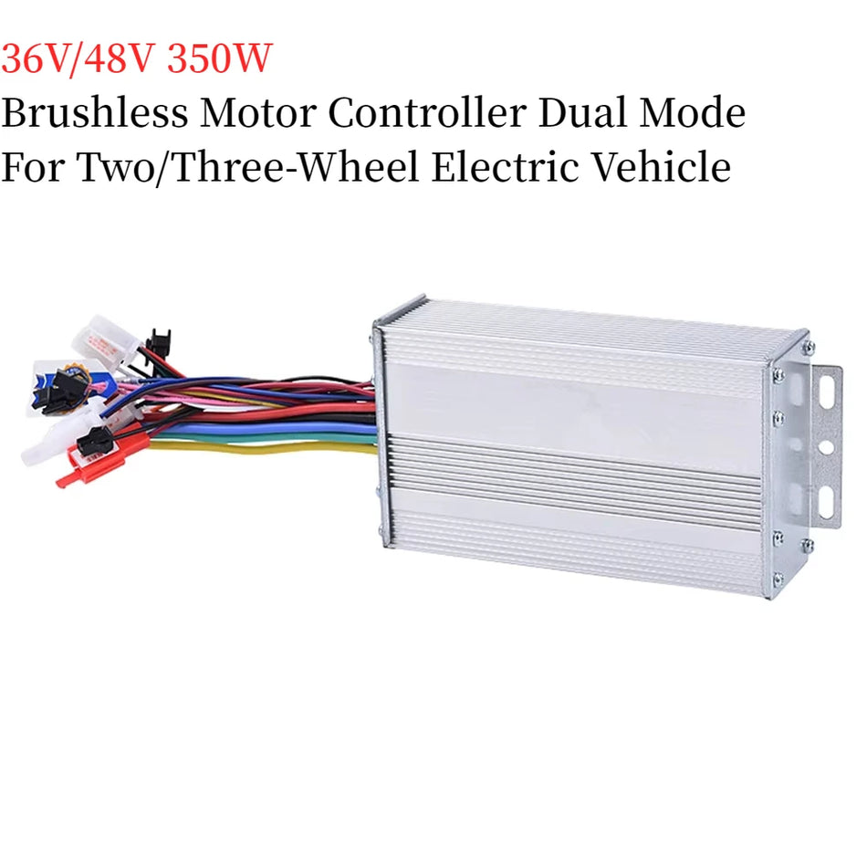 350W Dual Mode Electric Bike Brushless Motor Controller for 36V/48V Vehicles Default Title