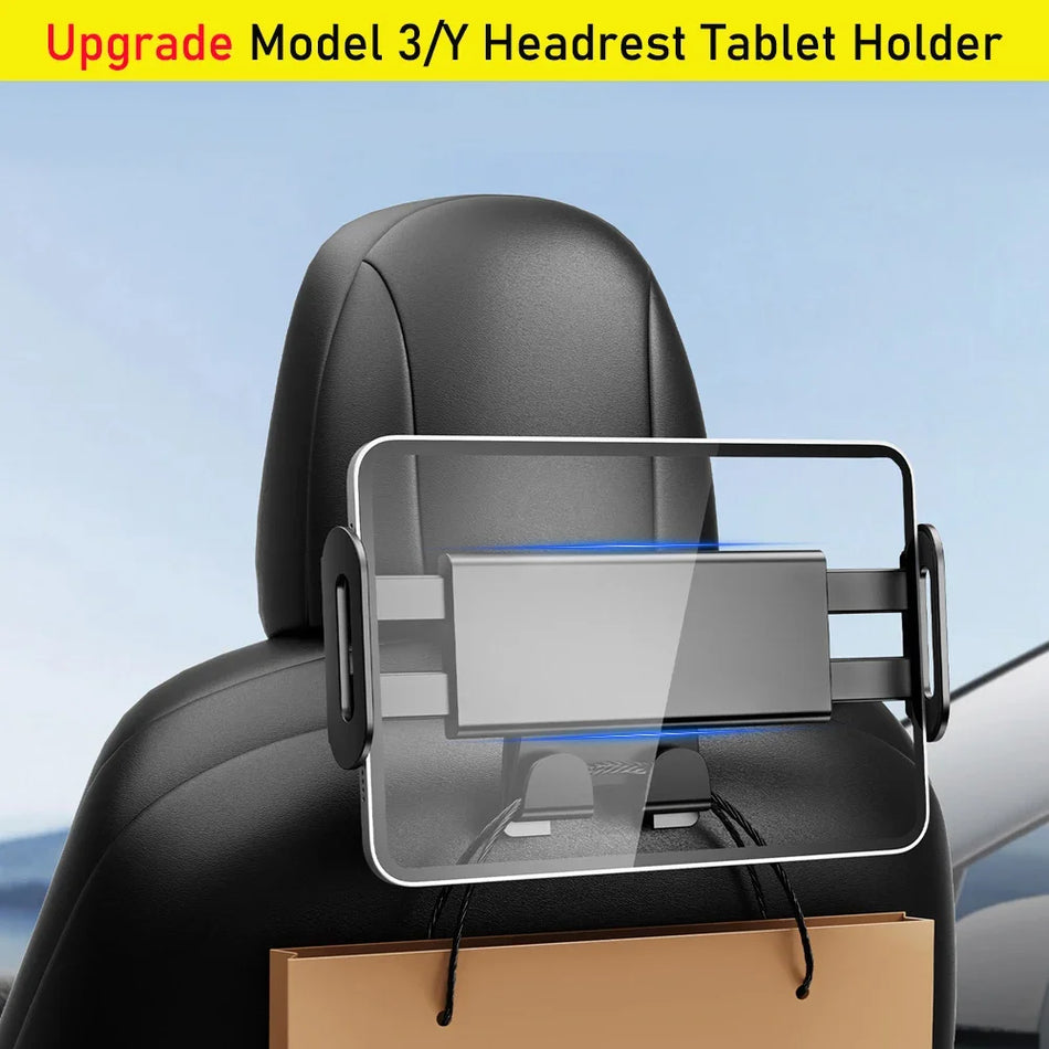 Kopfstützen-Tablet-Halter für Tesla Model 3 Y Juniper 2025 Rücksitzmontage