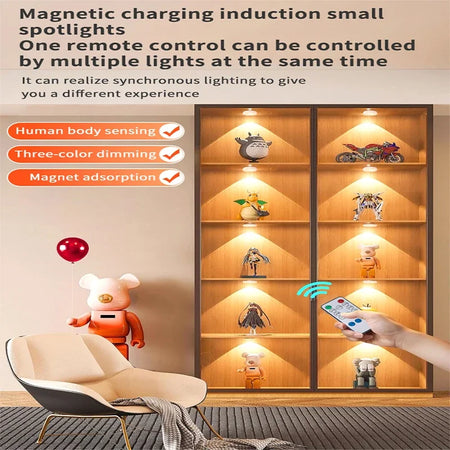PIR Motion Sensor LED Cabinet Light - Dimmable Night Light