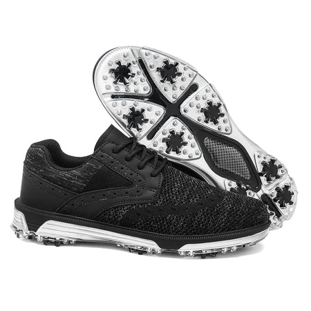 LiXingMing Golf Shoes &ndash; Breathable Waterproof Design black / 40