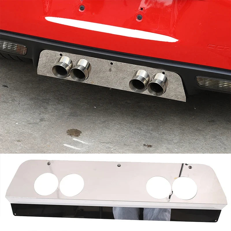 Nerezová výfuková trubka baffle pro Corvette C6 2005 2013