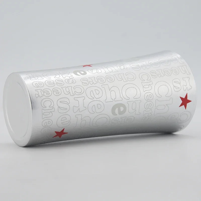 Color Changing Aluminum Beer Cup - Hammered Travel Mug