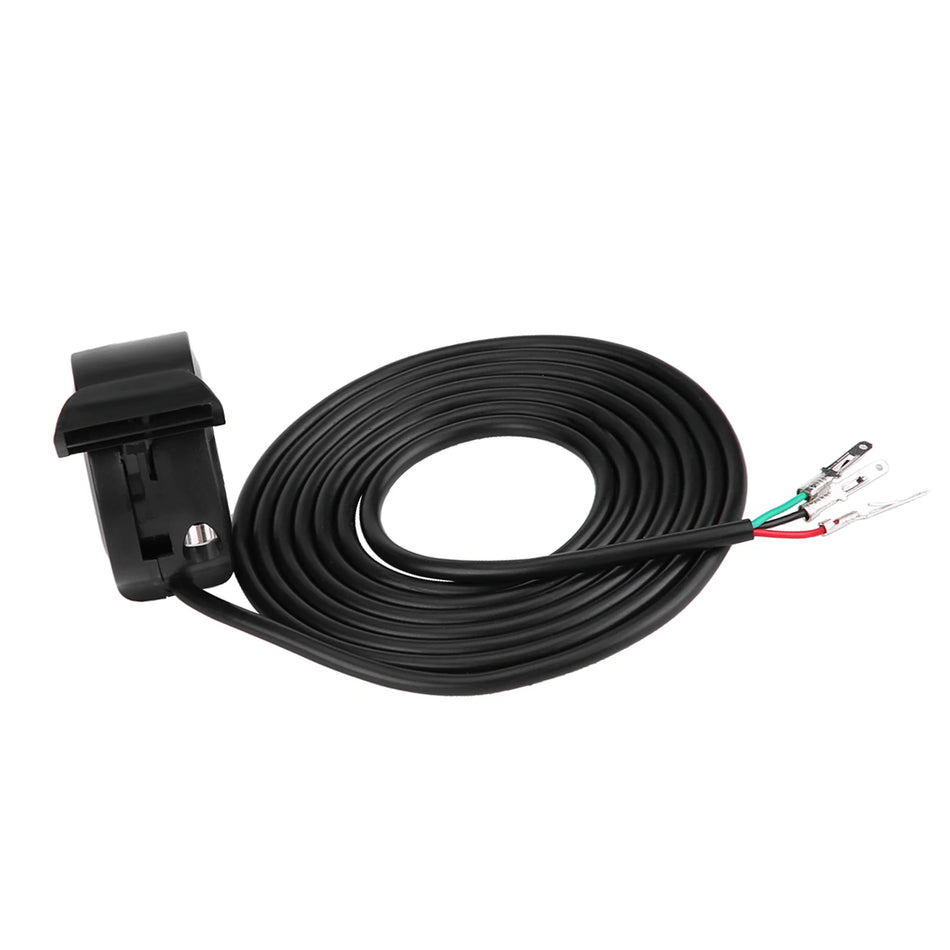 Conjunto de Controle de Velocidade com Acelerador de Polegar para E-Bike, 22mm Universal 7/8in