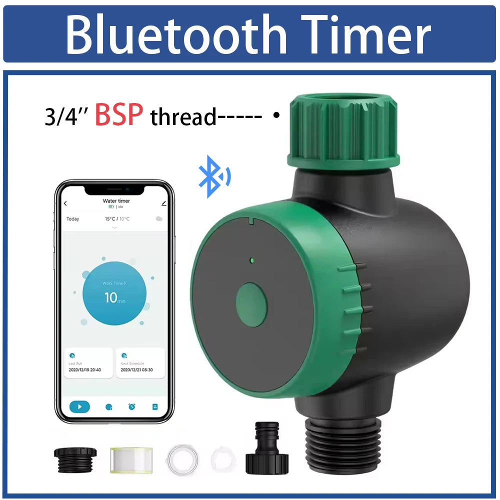 JUANJUAN SOP18B Water Timer - IP55 Waterproof Irrigation Timer Only(EU BSP)