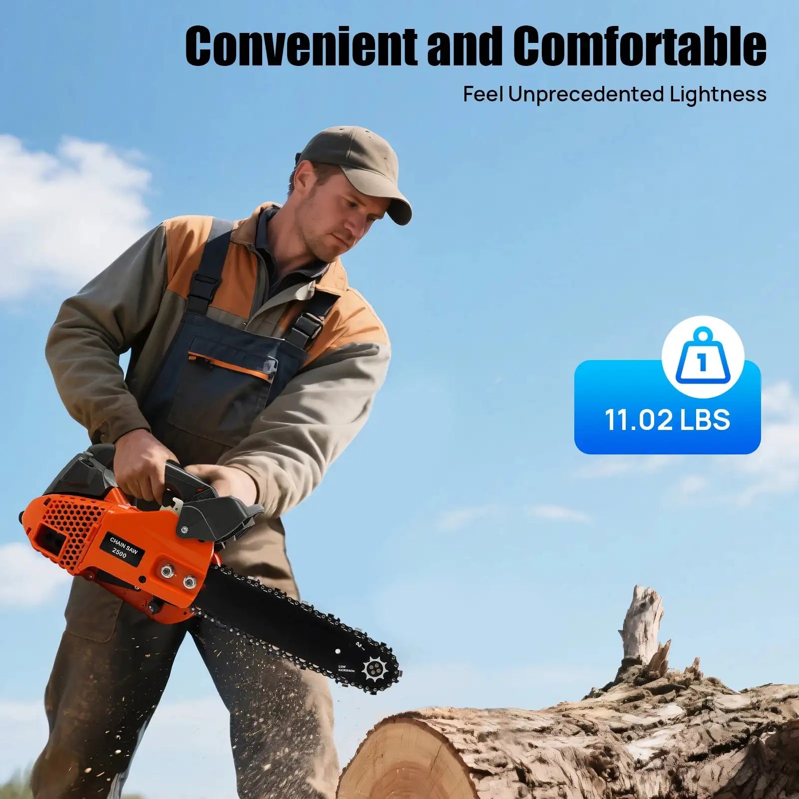 900W Gasoline Chainsaw &ndash; Top Handle Portable Power