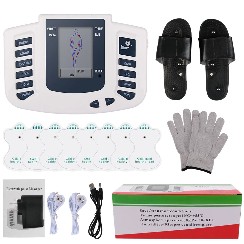 EMS Tens Massage Unit - Full Body Electrical Muscle Therapy US C