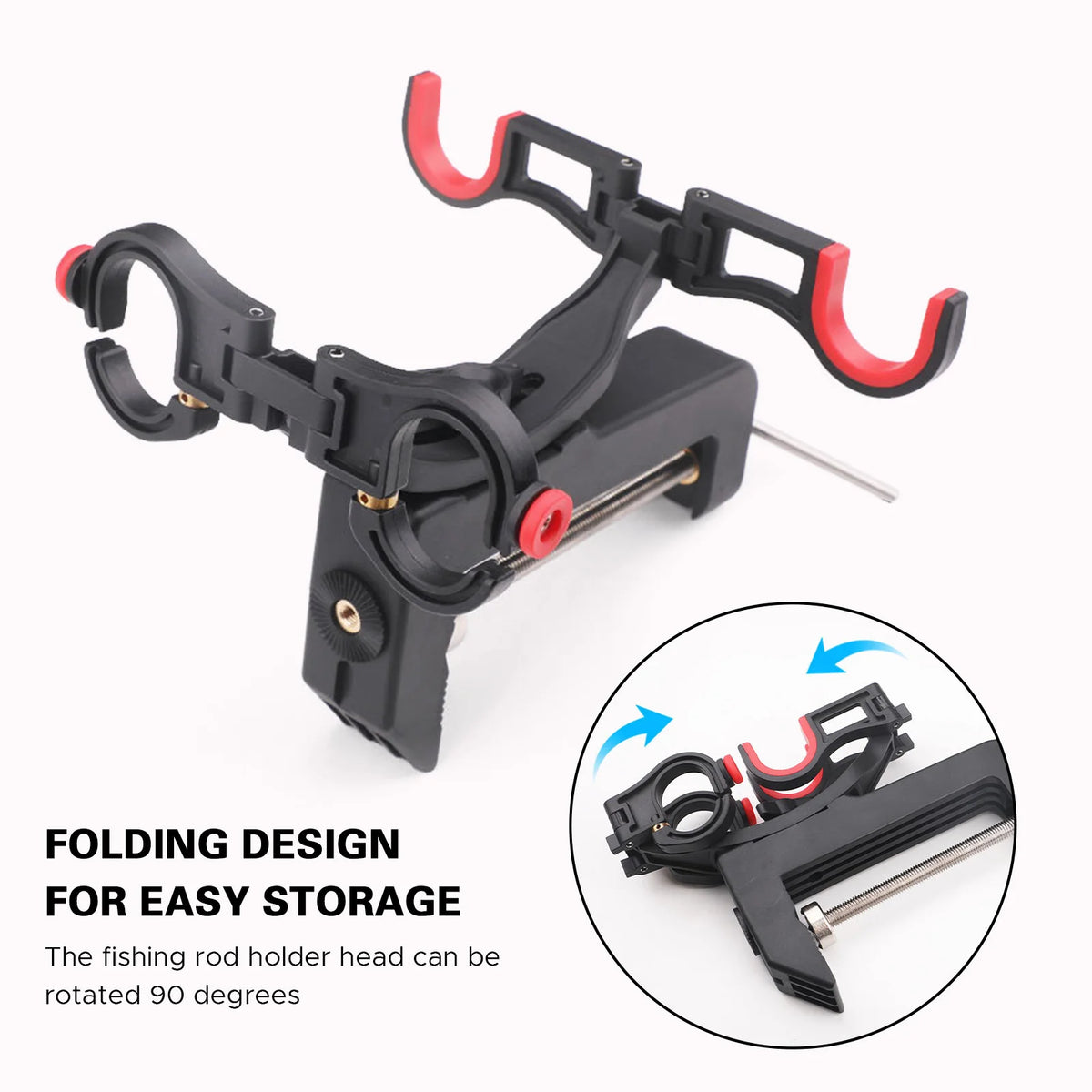Boat Fishing Rod Holder &ndash; Adjustable Folding Design