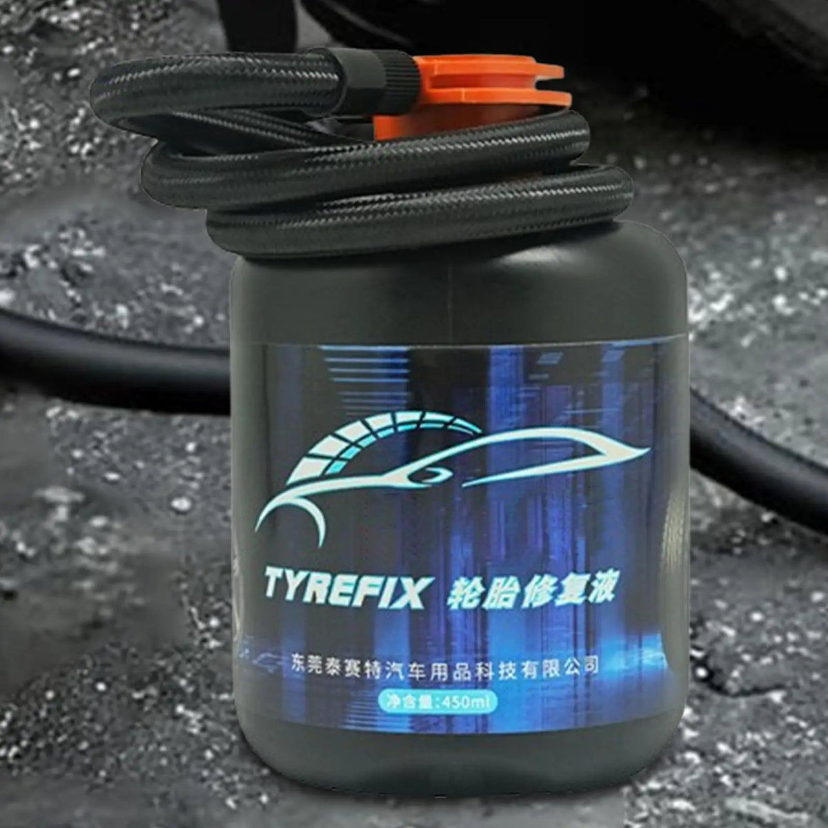 American Valve Car Tire Repair Sealant 450ml - Fast &amp; Reliable Puncture Fix