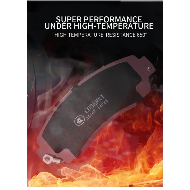 Feidun Noiseless Ceramic Brake Pads &ndash; Low Noise High Temp