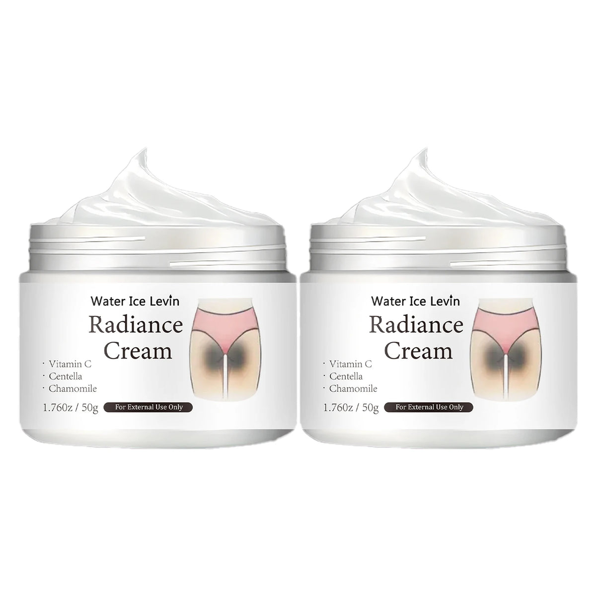 Water Ice Levin 50g Glossy Cream &ndash; Nourishing Pigmentation Corrector 2Pcs / 50g