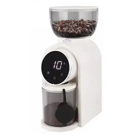 Electric Automatic Burr Mill Coffee Grinder For Espresso CHINA / WHITE / EU