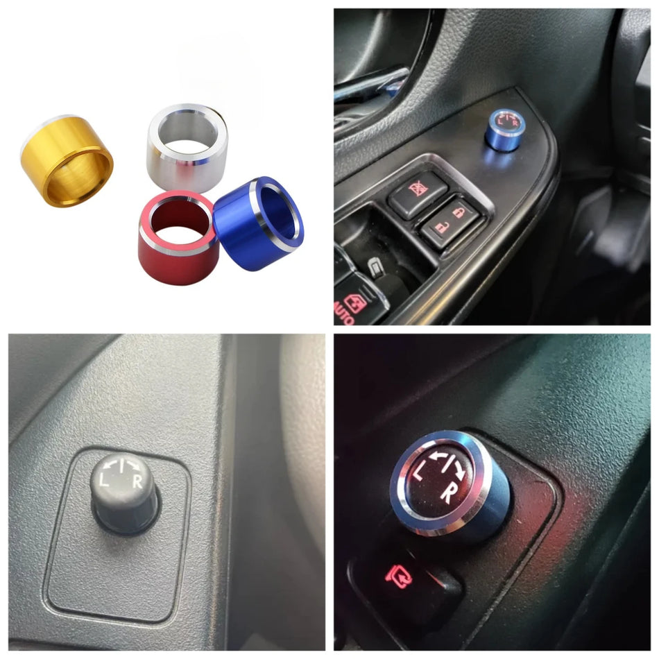 Cubierta de moldura para el botón de ajuste del espejo retrovisor del Subaru Forester con rosca interior