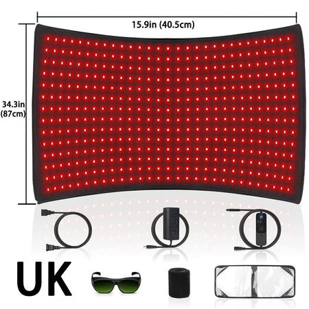 Astarexin Red Light Therapy Heating Pad 850nm &ndash; Pain Relief 406-UK plug-more big