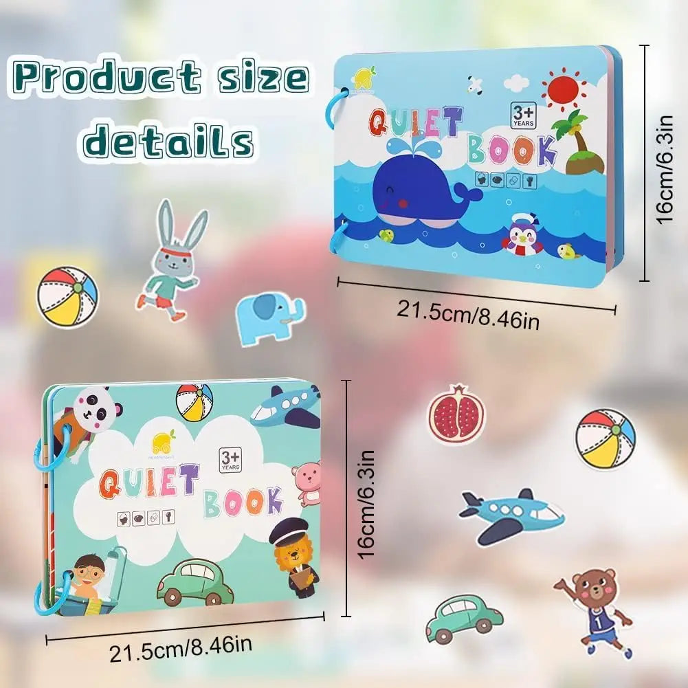 Yeahbo Busy Book for Kids &ndash; Montessori Learning Toy