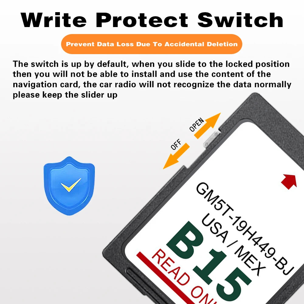 GM5T-19H449-BJ 32GB SD For Ford Navigation &ndash; 2024 USA Maps