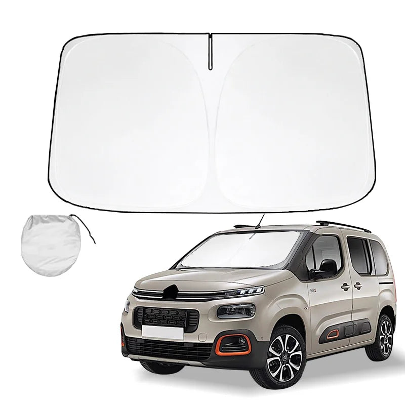 Citroen Berlingo Car Windshield Sun Shade - UV Protection Summer Visor For Berlingo Series