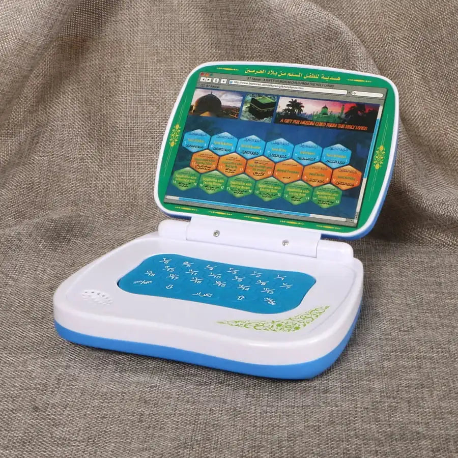 Foldable Arabic Learning Toy for Kids blue color