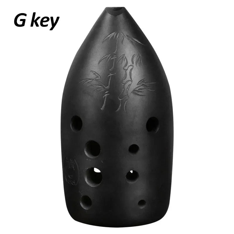 Professional Black Pottery Xun 10 Hole &ndash; Pure Sound Quality G key