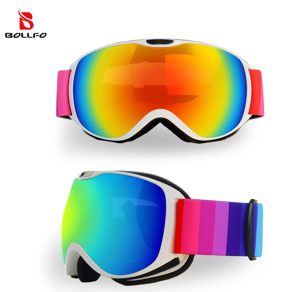 BOLLFO Kids Ski Goggles &ndash; Anti-Fog UV400 Winter Eyewear Kids Ski Glasses / CHINA / M
