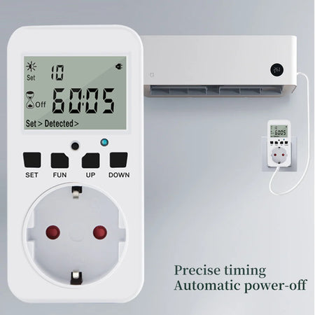 TM08 &ndash; Digital Timer Socket, Cycle Programmable Outlet
