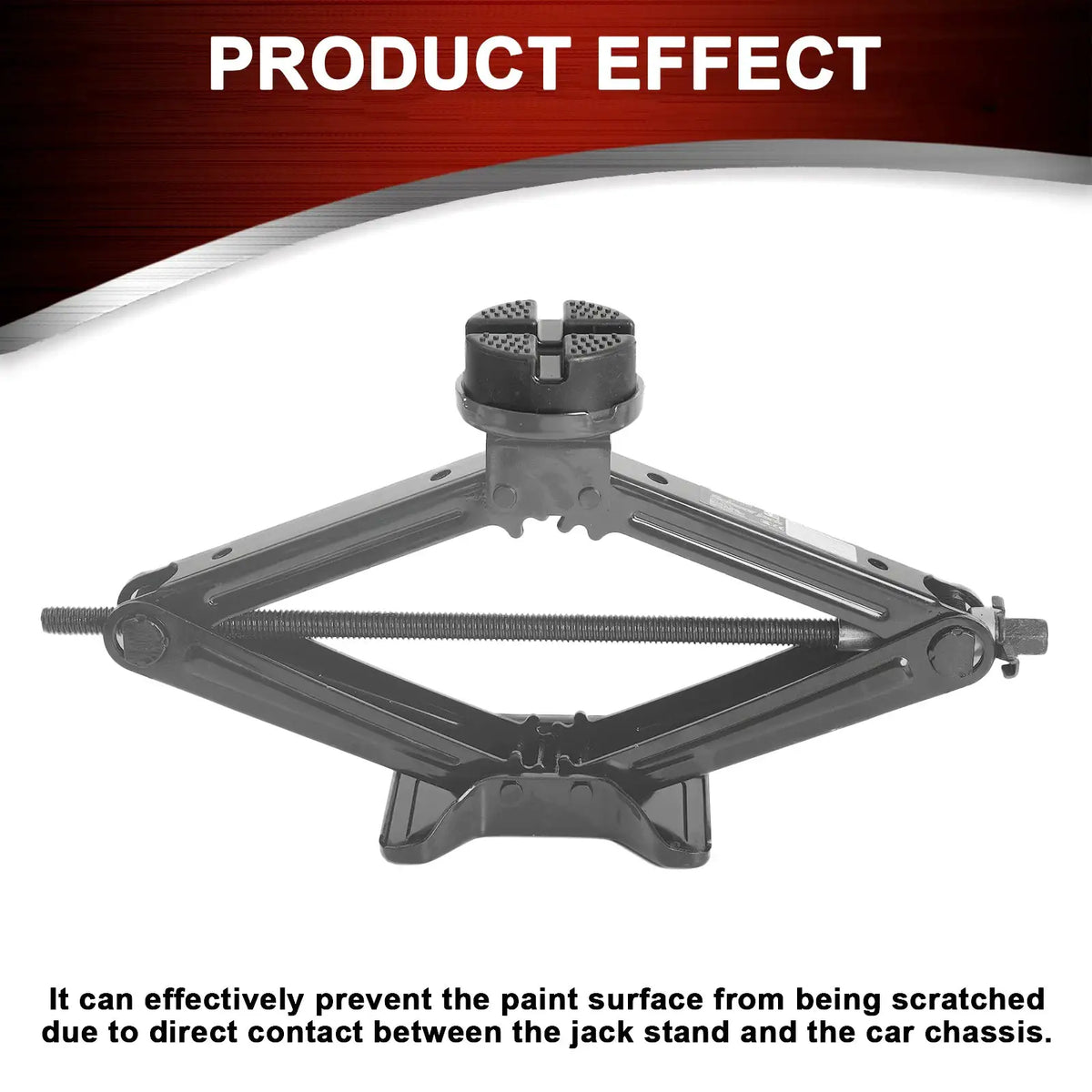 Floor Slotted Rubber Car Jack Pad Frame Protector Guard Adapter Jacking Lifting Pad Tool Pinch Weld Side Car Removal Repair Tool by InterCyprus Trading Ltd