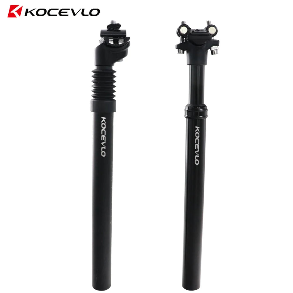 Kocevlo MTB Seatpost Suspension Dropper 30.9mm Aluminum 250 to 400mm Travel with Shock Absorber