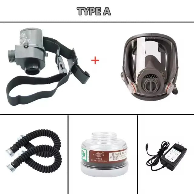 Electric Full Face Mask Electric Pump &ndash; Low Weight Design TYPE 4