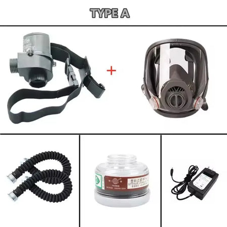 Electric Full Face Mask Electric Pump &ndash; Low Weight Design TYPE 4