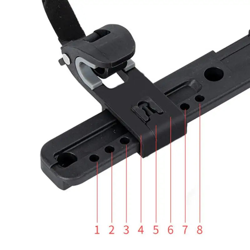 Странична катарама за велосипед, 360 градуса страничен чанта хардуер, здрав 500D PVC