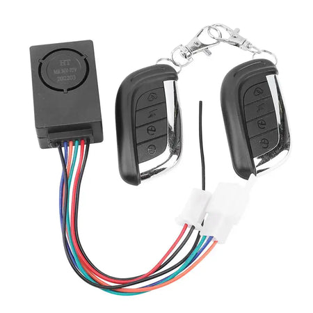 E Bike Alarm System 36 72V 125dB Anti Theft Two Switch D